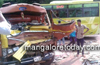 Truck rams into another in Puttur, five persons injured